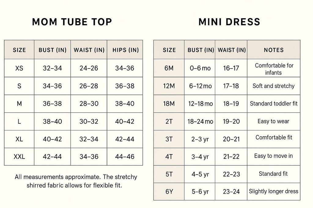 Palaka Mommy and Me Matching Shirred Set