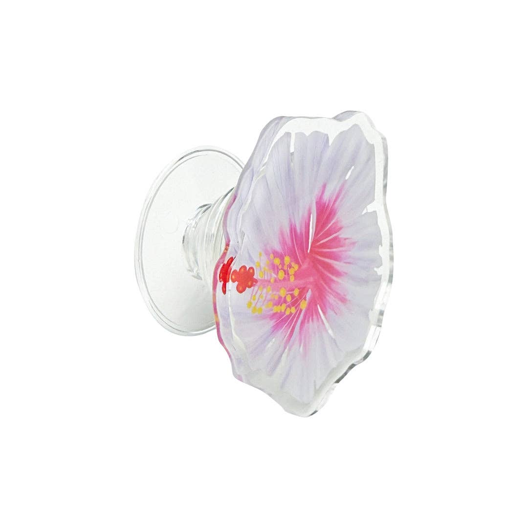 Clingy Blue Hibiscus Phone Grip