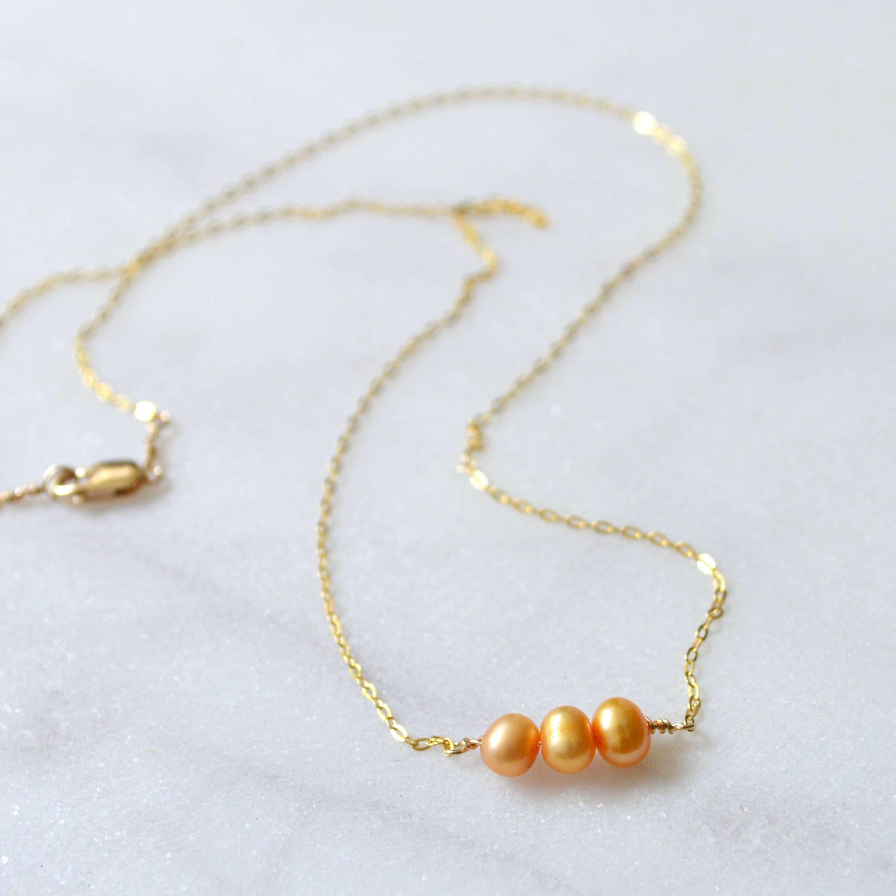 Triple Pearl Necklace