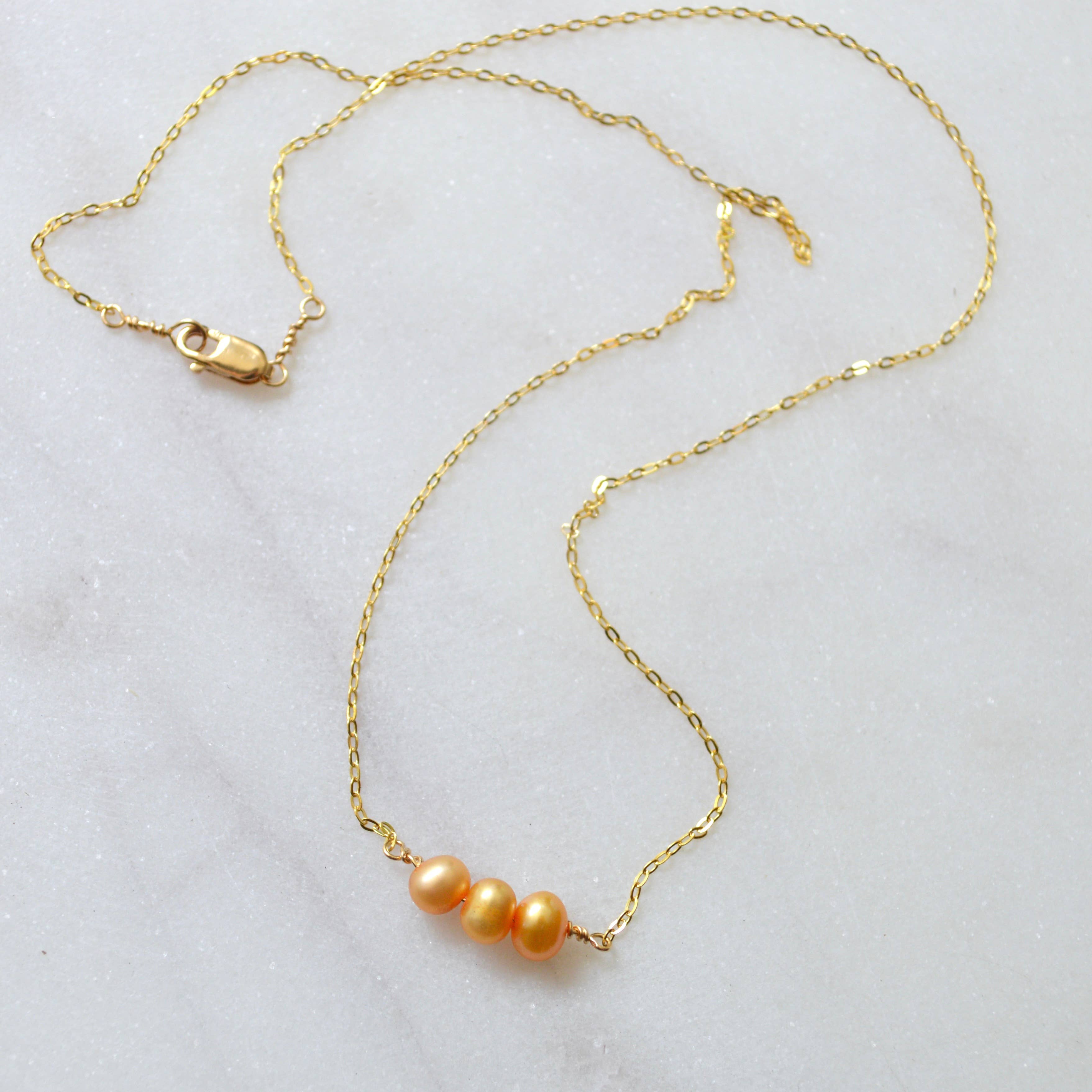 Triple Pearl Necklace