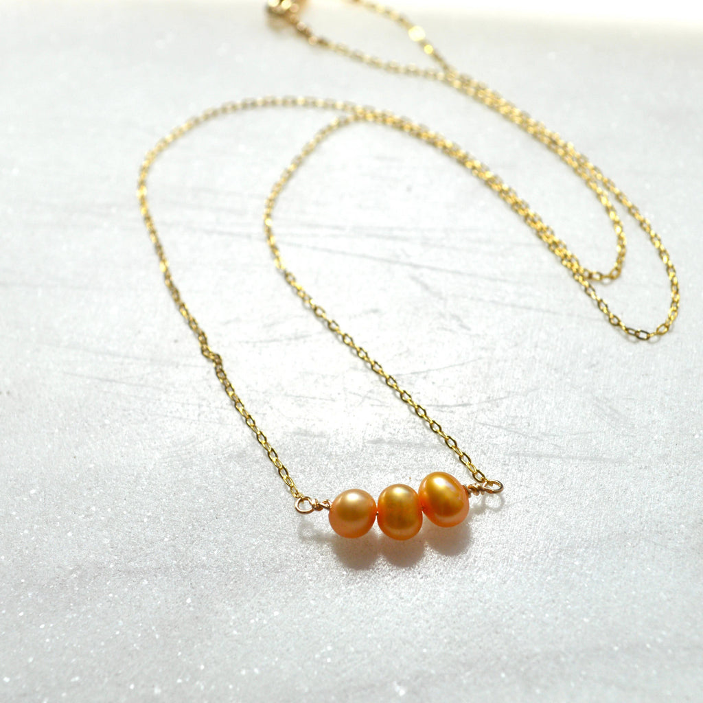Triple Pearl Necklace