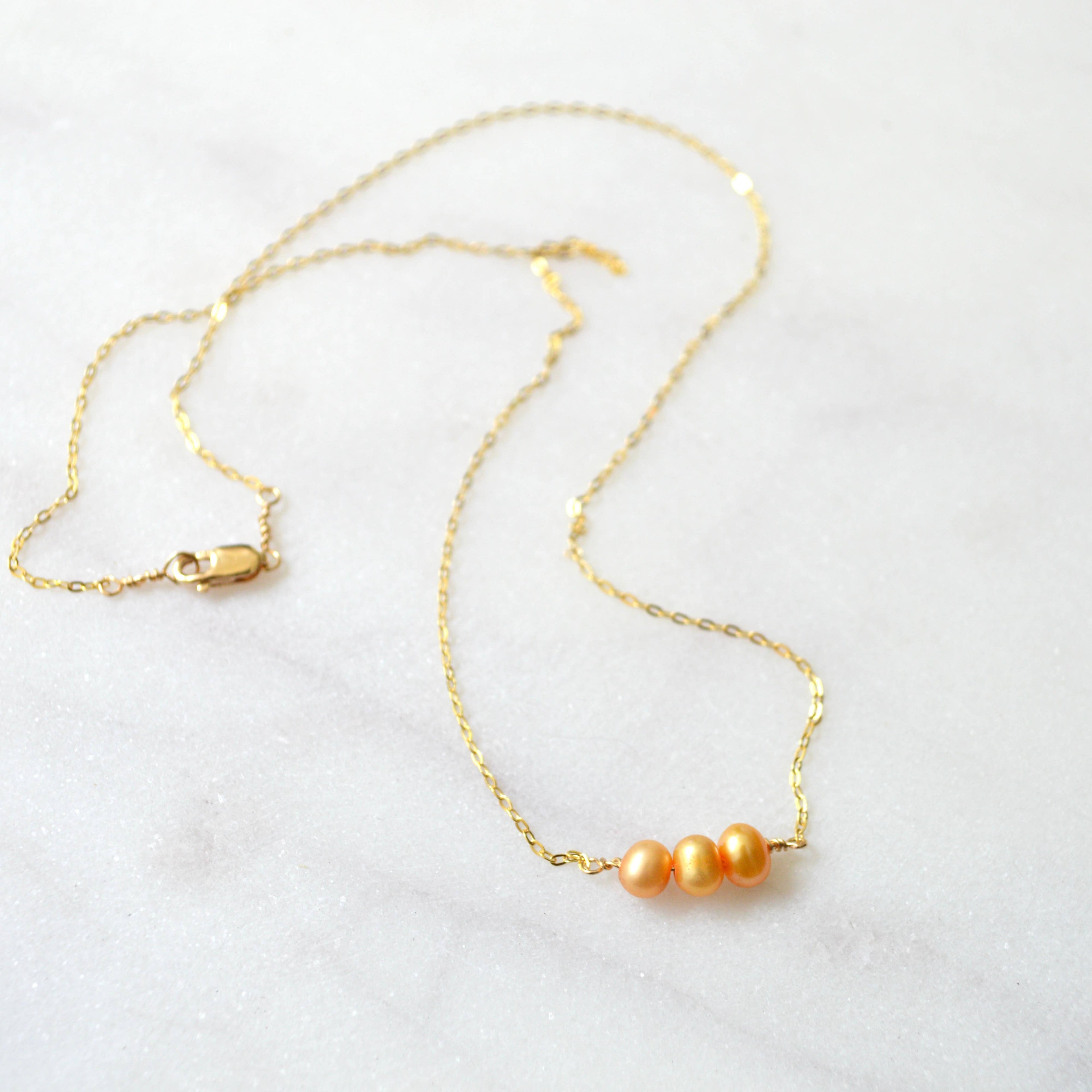 Triple Pearl Necklace