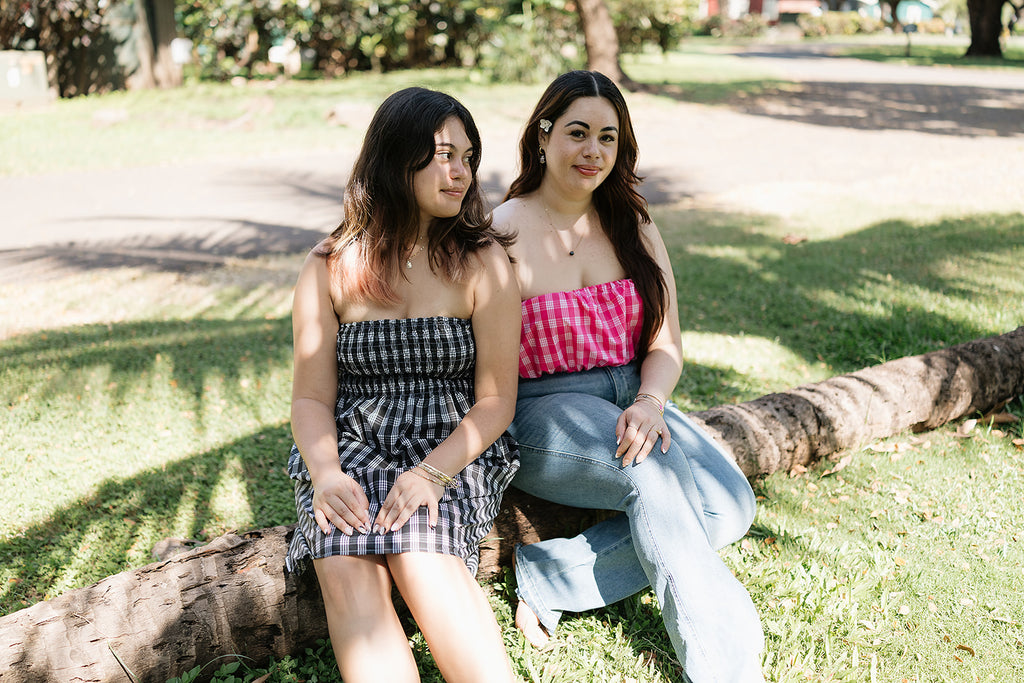 Guava Pink Bandeau Top